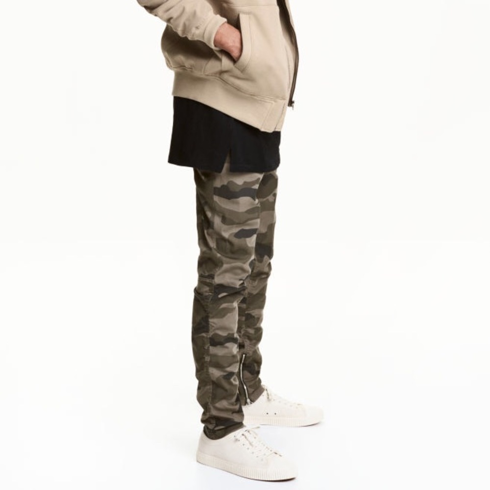 Men's Camouflage Cotton Twill Joggers